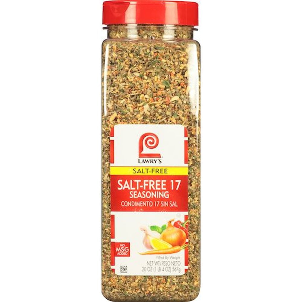 Lawry`s Salt-Free 17 Seasoning, 20 Ounce -- 6 per case.