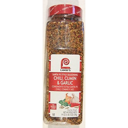 Lawry's Santa Fe Style Seasoning with Chili, Cumin & Garlic, 19 ounce shaker