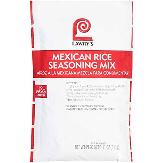 Lawry's Seasoning Mexican Rice Mix, 11 oz - Case of 6