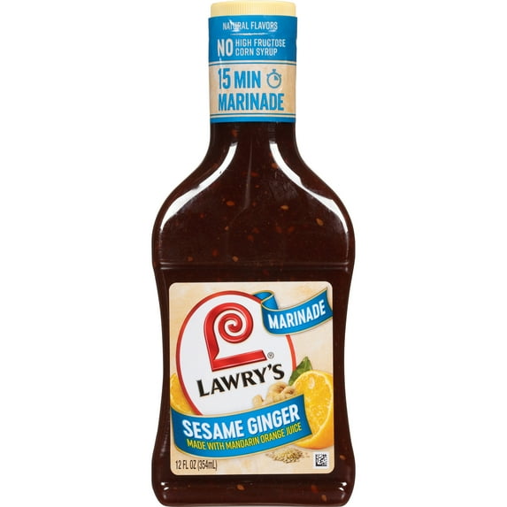Lawry's Sesame & Ginger Marinade, 12.0 fl oz Bottle