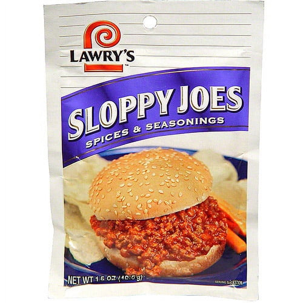 Lawry's Sloppy Joes Seasoning Mix, 1.5 oz (Pack of 24)