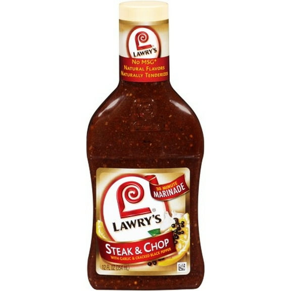 Lawry's Steak & Chop Marinade 12 fl oz (Pack of 20)
