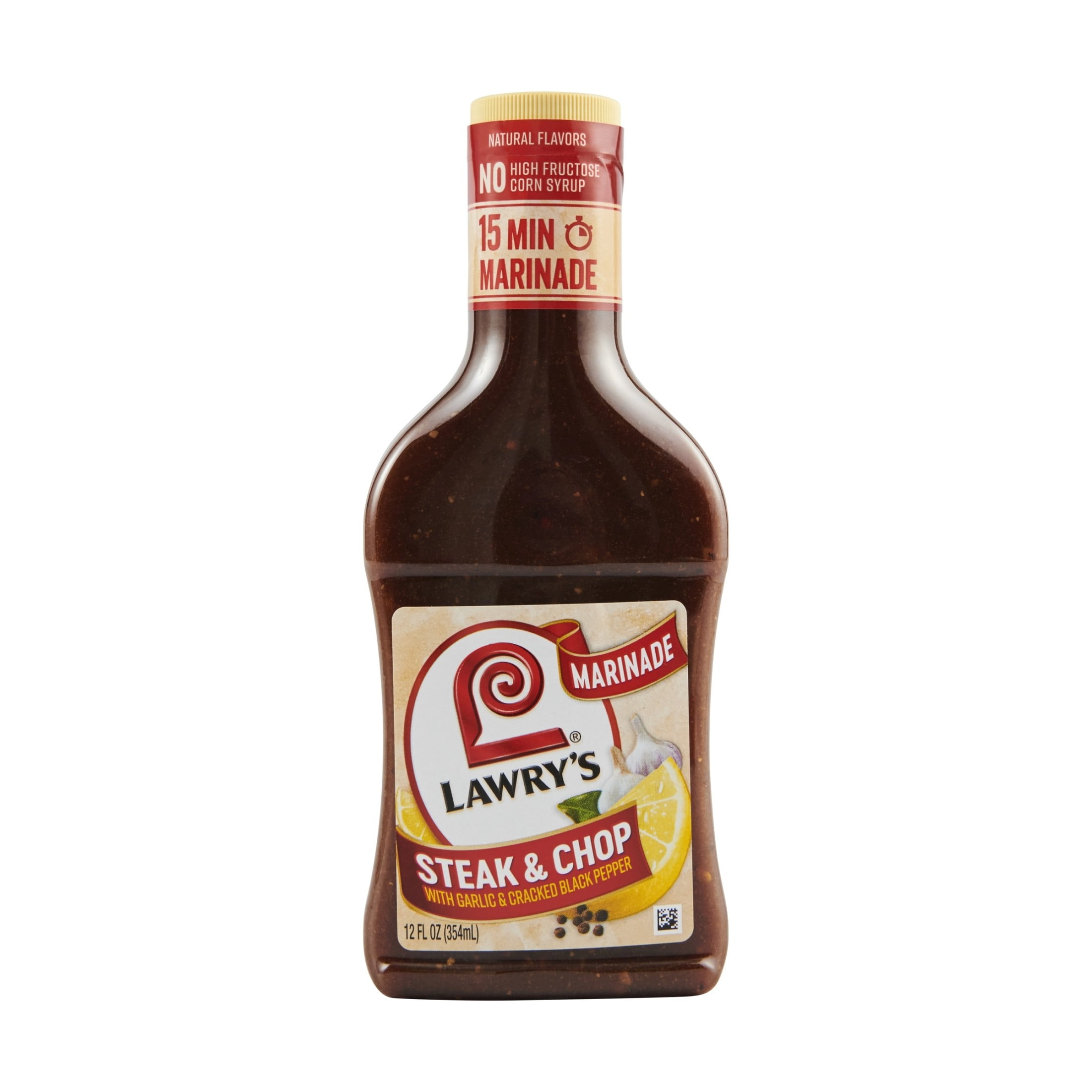 Lawry's Steak & Chop Marinade, 12 fl oz Bottle