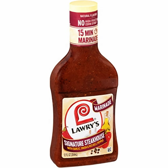 Lawry's Steakhouse Marinade 12 fl oz (Pack of 48)