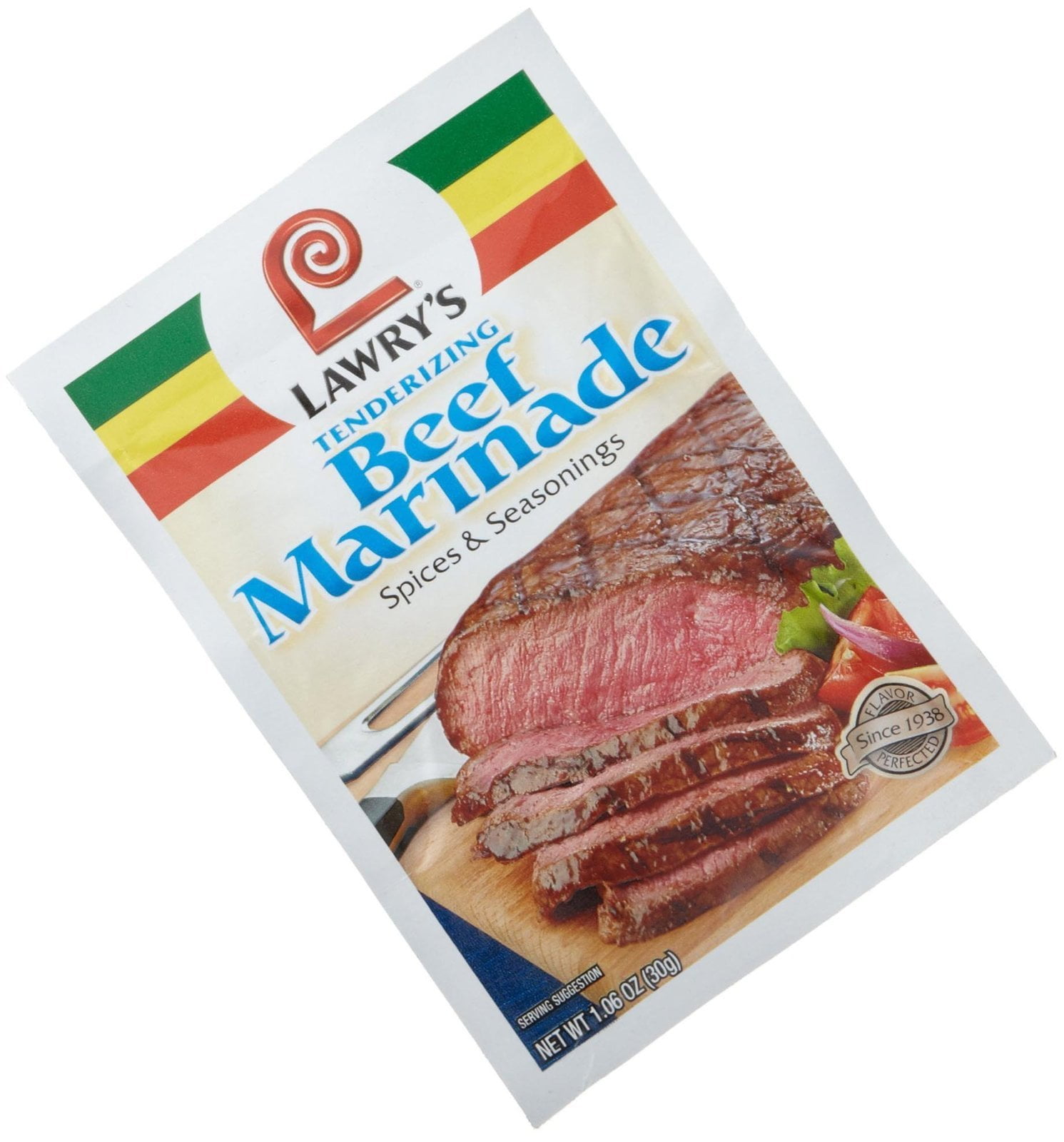 Lawry's Tenderizing Beef Marinade AIF4 Spices & Seasonings, 1.06 oz