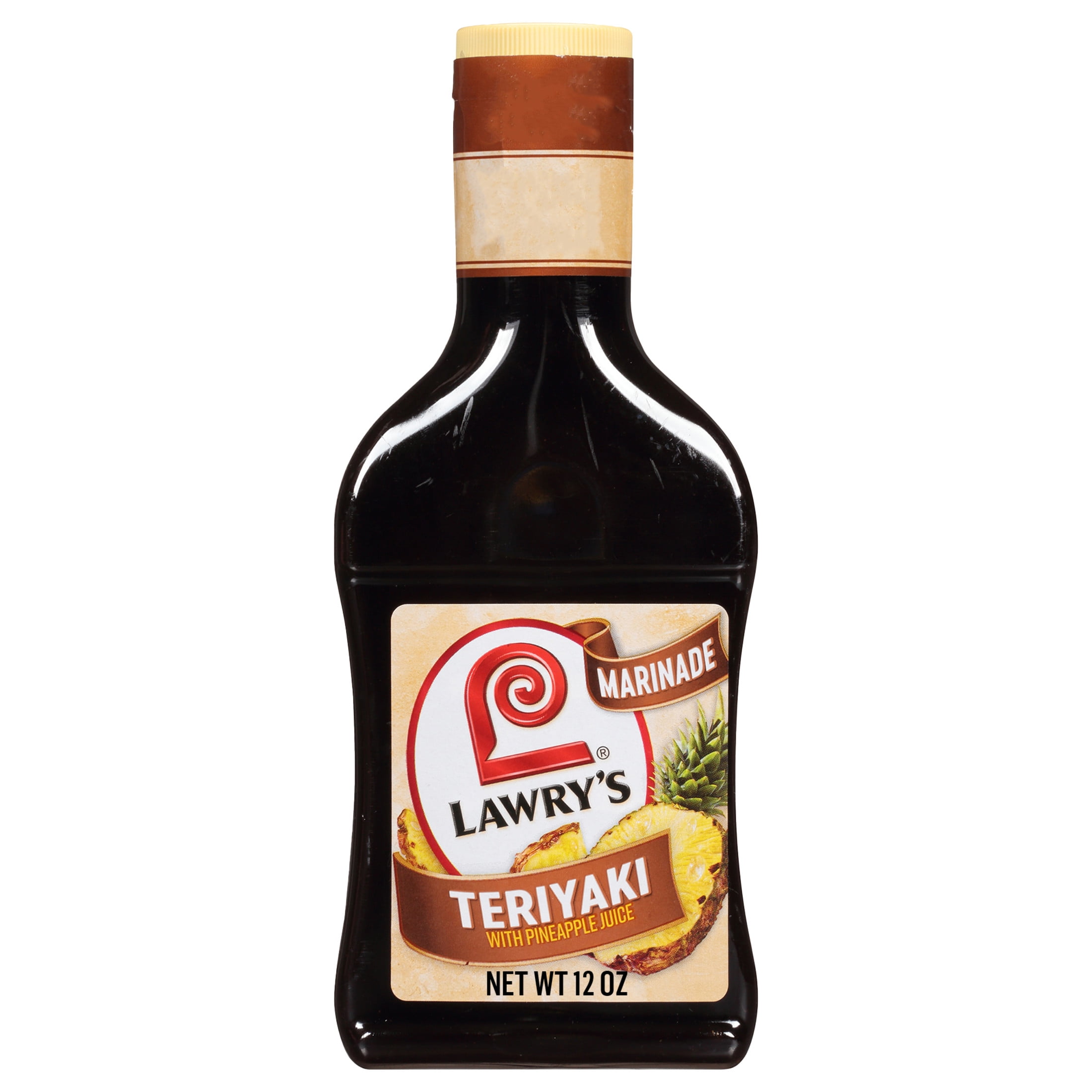 Lawry's Teriyaki With Pineapple Juice Marinade, 12 fl oz Bottle
