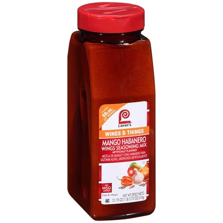 Lawrys Mango Habanero Wings Seasoning Mix, 21.75 oz