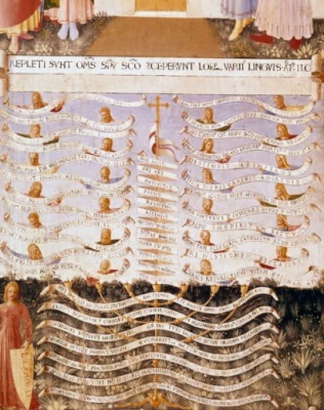 Laws of Love by Fra Angelico 1387-1455 Italy Florence Museo di San Marco Canvas Art - Fra Angelico (24 x 36)