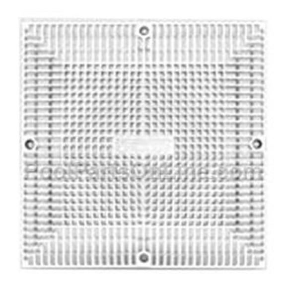 Lawson MLDFGD0909WHT 9 x 9 in. Frame & Grate - White