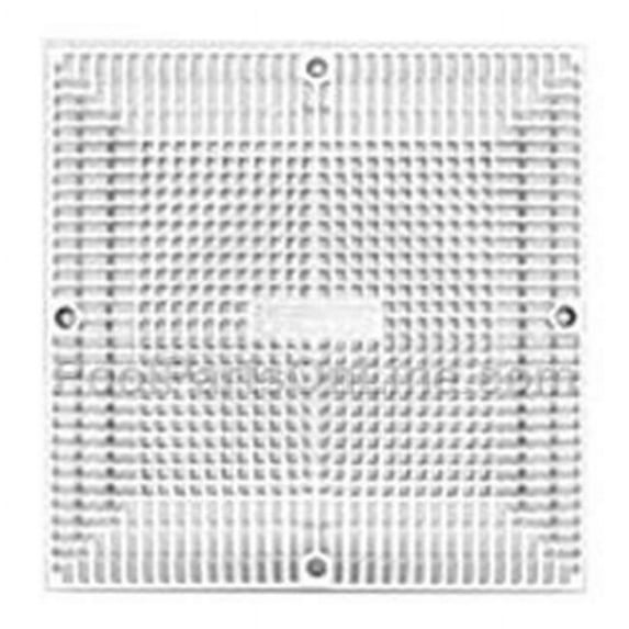 Lawson MLDFGD0909WHT 9 x 9 in. Frame & Grate - White