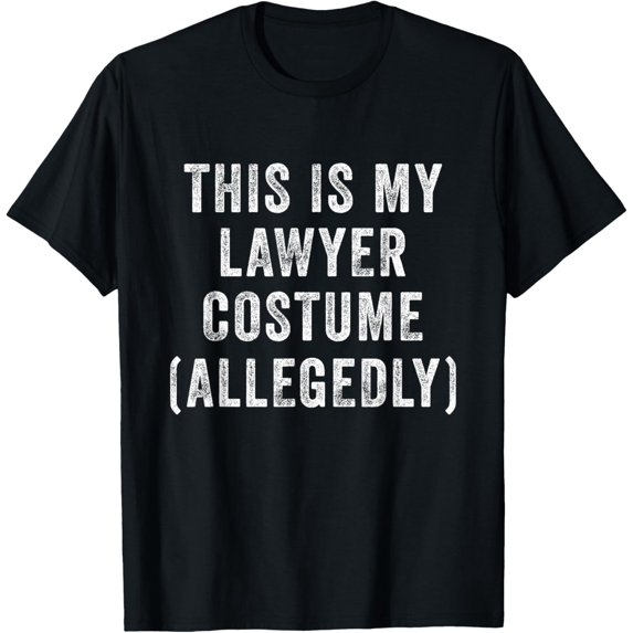 Lawyer Costume Funny Last Minute Law Student Halloween T-Shirt