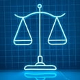 thumbnail image 1 of Lawyer Equity Neon Sign, Long-lasting Lights Wall Decor, 1 of 4