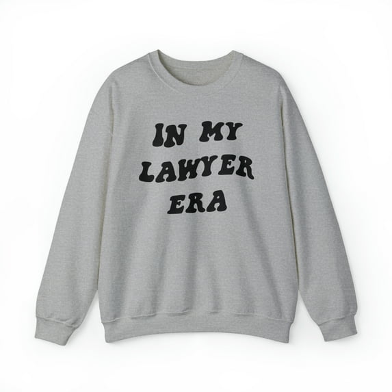 Lawyer Era Law School Student Graduation Sweatshirt, Gifts, Crewneck