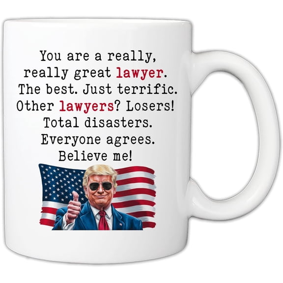 Lawyer Gifts - You Are A Really Great Lawyer 11oz Mug - Funny Gifts for New Attorney - Valentines Day, Christmas, Birthday Gift for Law School Student - Bar Exam Gift Cup