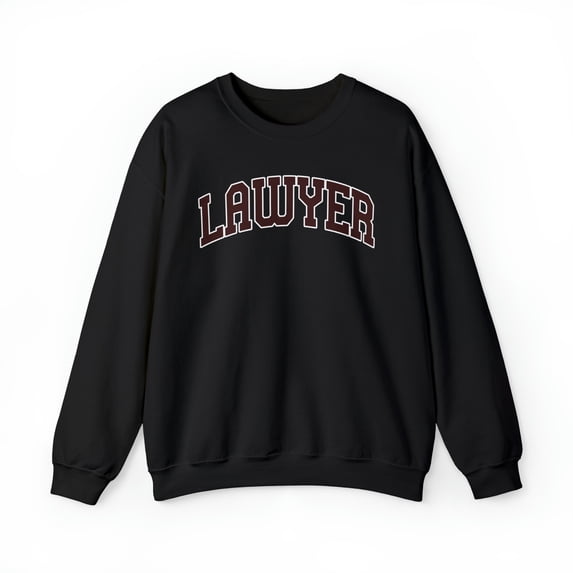 Lawyer Law School Grad Sweatshirt, Gifts, Crewneck