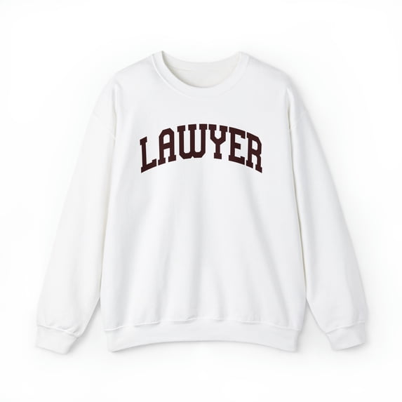 Lawyer Law School Grad Sweatshirt, Gifts, Crewneck