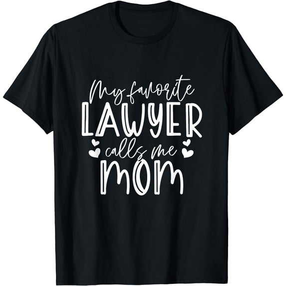 Lawyer Mom Law School Student Attorney Graduation Gift T-Shirt Black Small