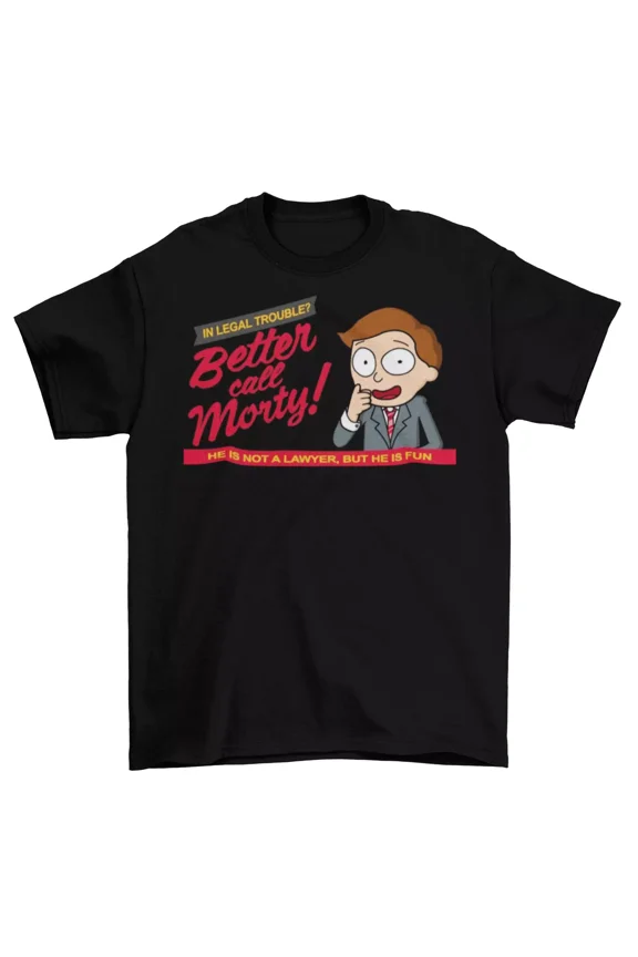 Lawyer Morty T-Shirt Unisex Cotton Funny TV Cartoon Sizes New | eBay