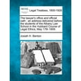 thumbnail image 1 of The Lawyer's Office and Official Oath: An Address Delivered Before the Students of the Albany Law School in the Hubbard , (Paperback), 1 of 1