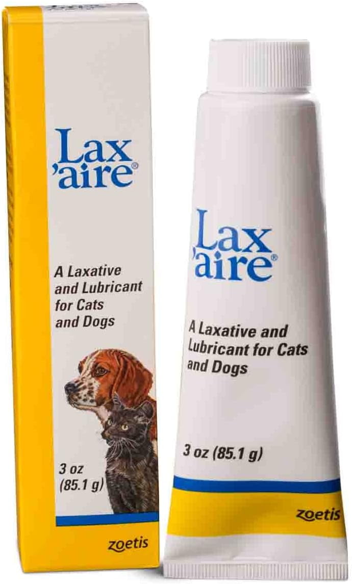 Lax'Aire Gentle Laxative and Lubricant for Cats Dogs 3 oz.