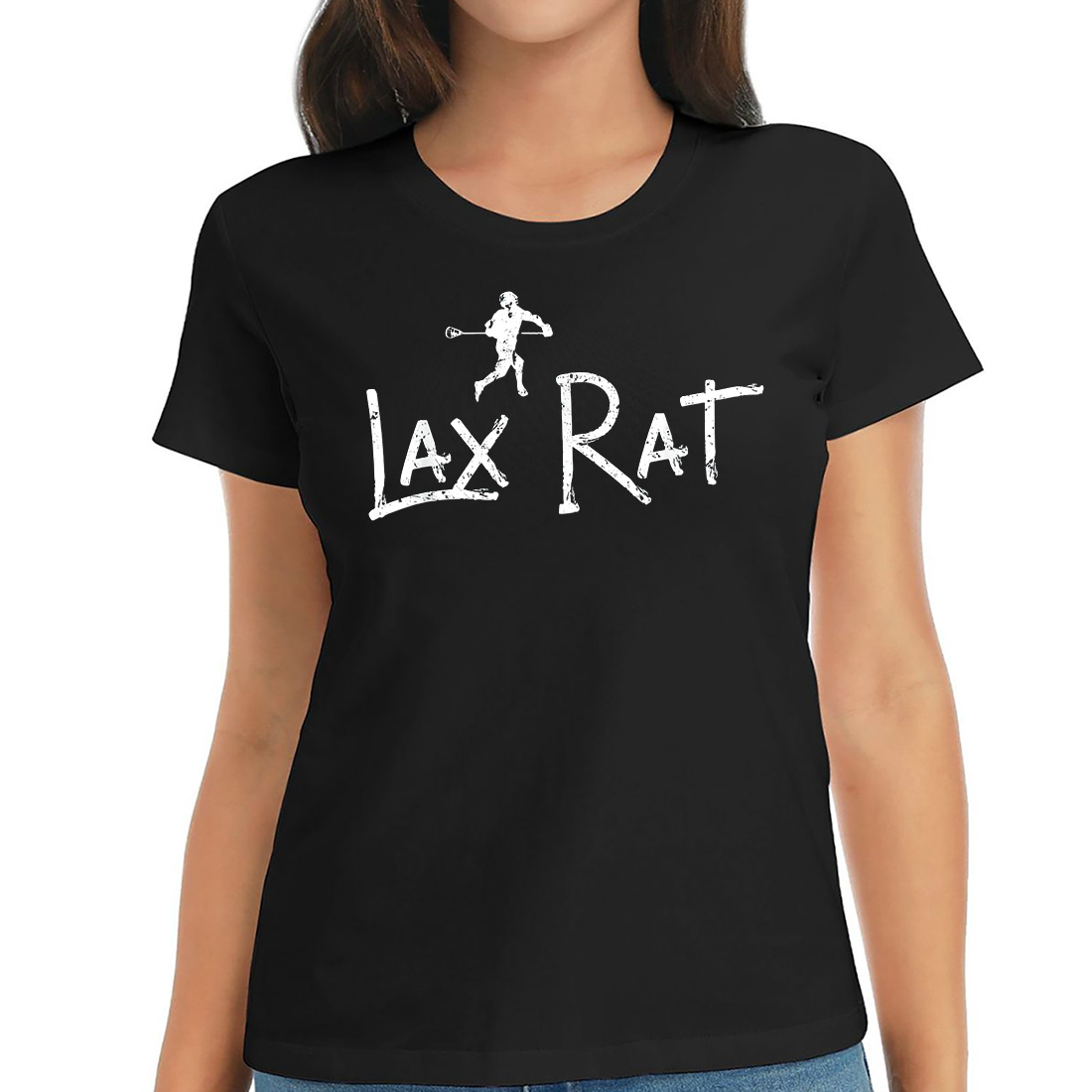 Lax Rat For A Player Of Lacrosse Fashionable Short Sleeve Tee with