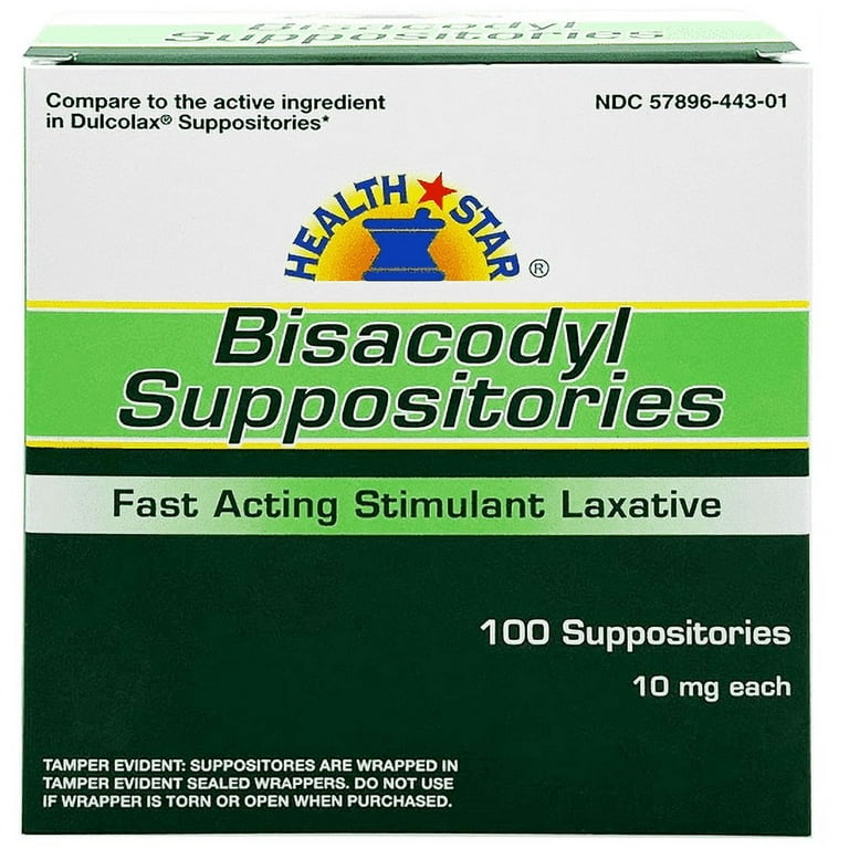 Bisacodyl 10 mg, Suppositories