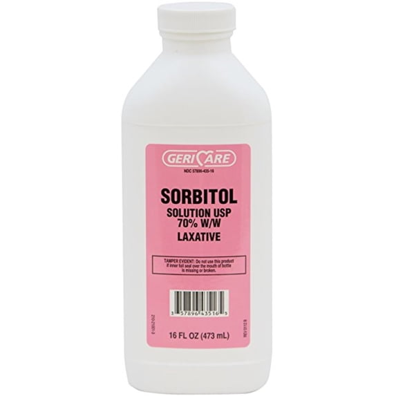 Laxative Gericare Sorbitol Solution, 16 Fluid oz - 1 Each - (Pack of 6)