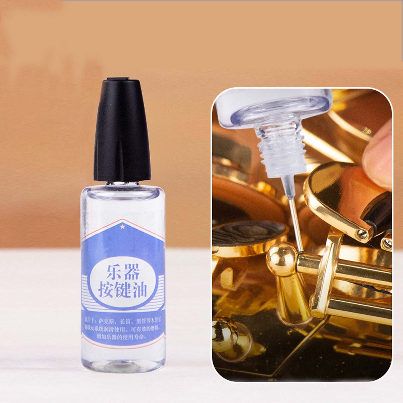 Laxazopa Instrument Key Valve Oil Piston Oil Lightweight 30Ml Saxophone Valve Oil Trumpet for Piccolo Trumpet Oboe Saxophone