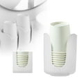 Laxiabr 2Pc Ceramic Bathroom Cup Dispenser with Stylish Vertical