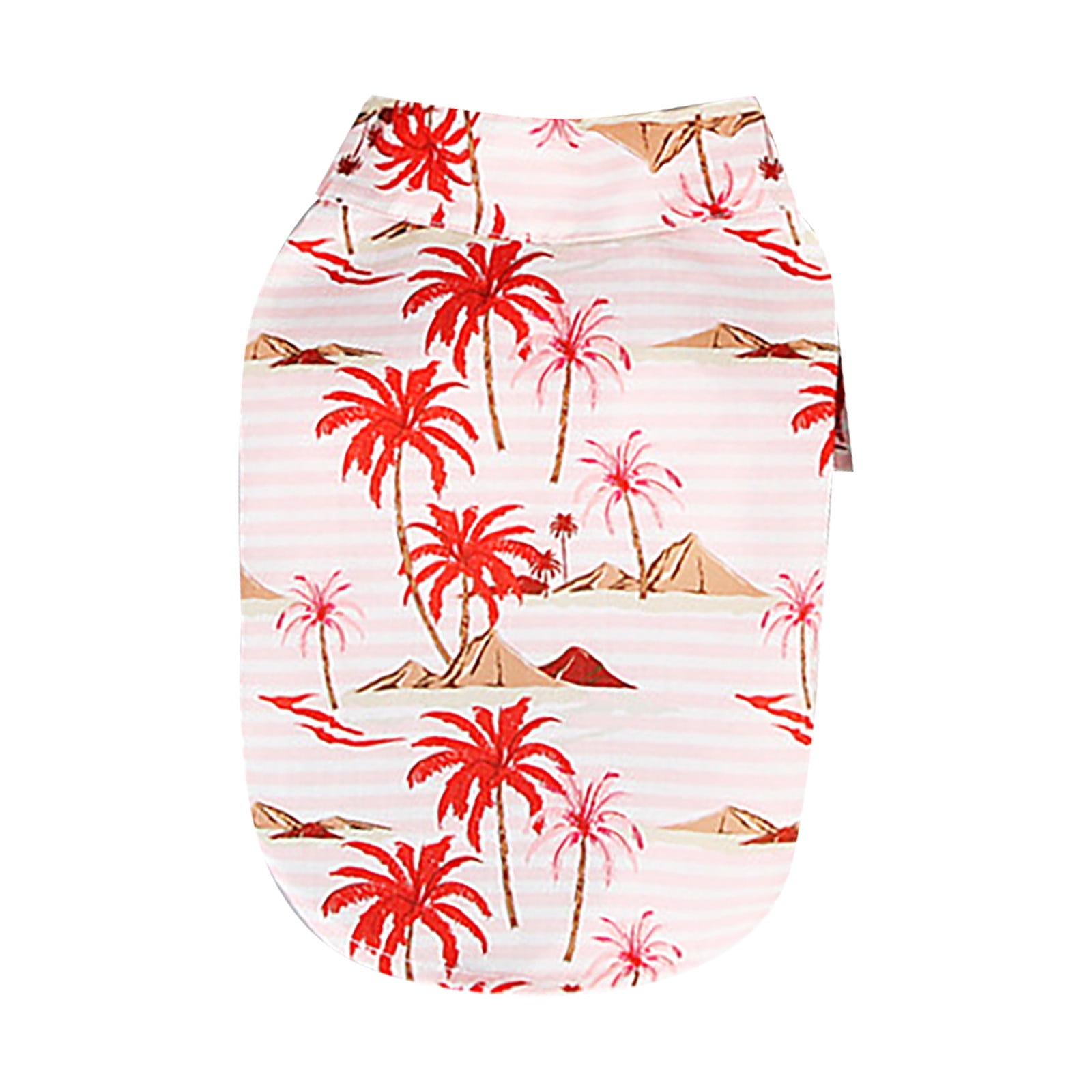 Laxiabr Dog Collarpet Clothes Pet Summer T Shirts Hawaii Style Floral