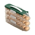 Laxiabr Egg Storage Fridge Egg Holder Fridge 2024 New Saving Roller