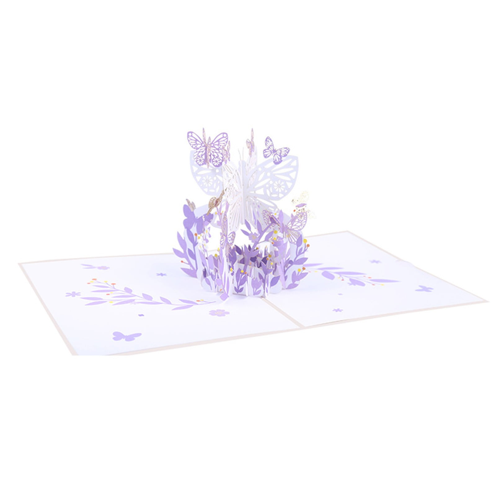 Laxiabr Mother’s Day Flower Butterfly Flower Basket Blessing 3D Paper …