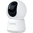 thumbnail image 1 of Laxihub 360° Pan/Tilt Security Camera, 1080P 2.4g WiFi Baby Monitor, Motion & Sound Detection, IR Night Vision, Two-Way Audio, Works with Alexa, 1 of 6