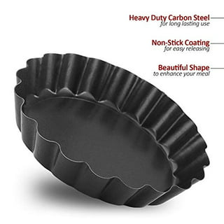 Paderno World Cuisine Crepe Pan, Blue Carbon Steel, DIA 9 1/2 x H 5/8,  Hndl 8 