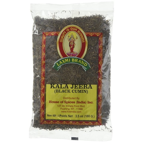 Laxmi All-Natural Kala Jeera (Caraway Seeds) - 3.5oz