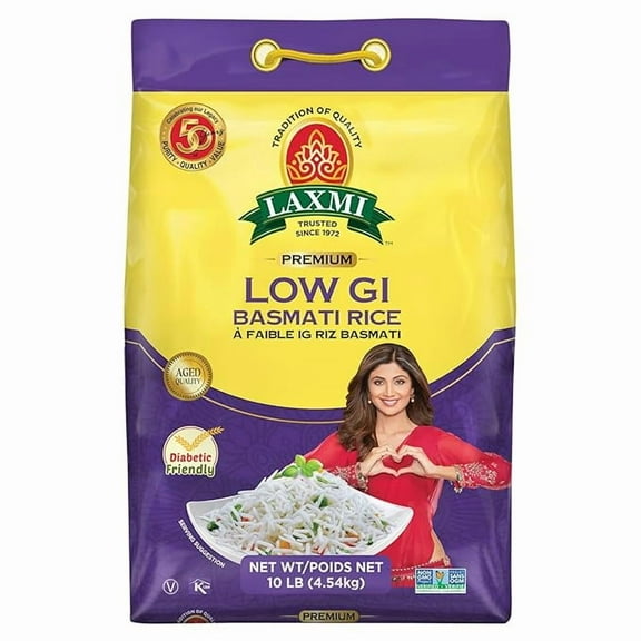 Laxmi Lower G.I. Basmati Rice 10 lb