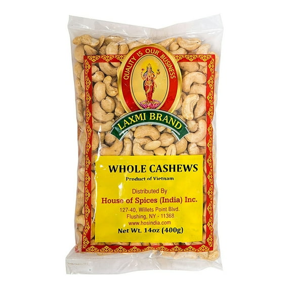 Laxmi Gourmet All-Natural Whole Cashews - 14oz