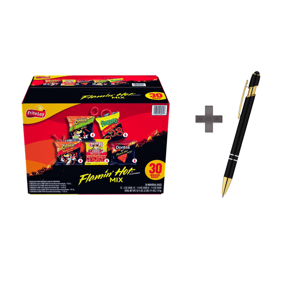 Lay Flamin' Hot Snacks, Variety Pack, 30 pk