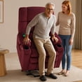 thumbnail image 1 of MCombo 22.4" Seat Width Lay Flat Dual Motor Power Recliner Lift Chair with Vibration and Heat, Infinite Position, 1 of 13