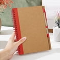 thumbnail image 1 of Lay Flat Notebook With Pen Thick Pages 5 Colors Journal, 1 of 9