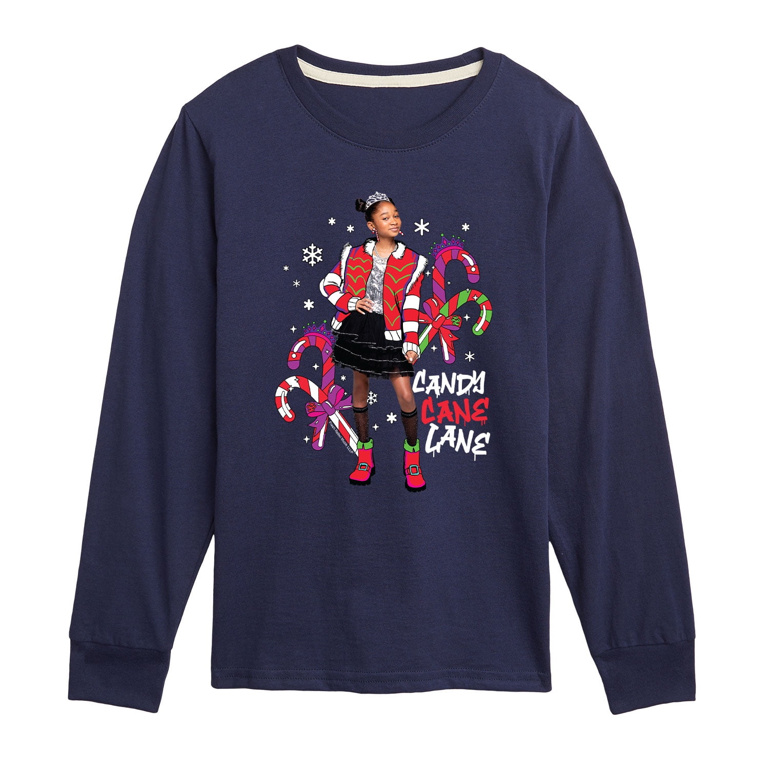 long sleeve candy cane shirt