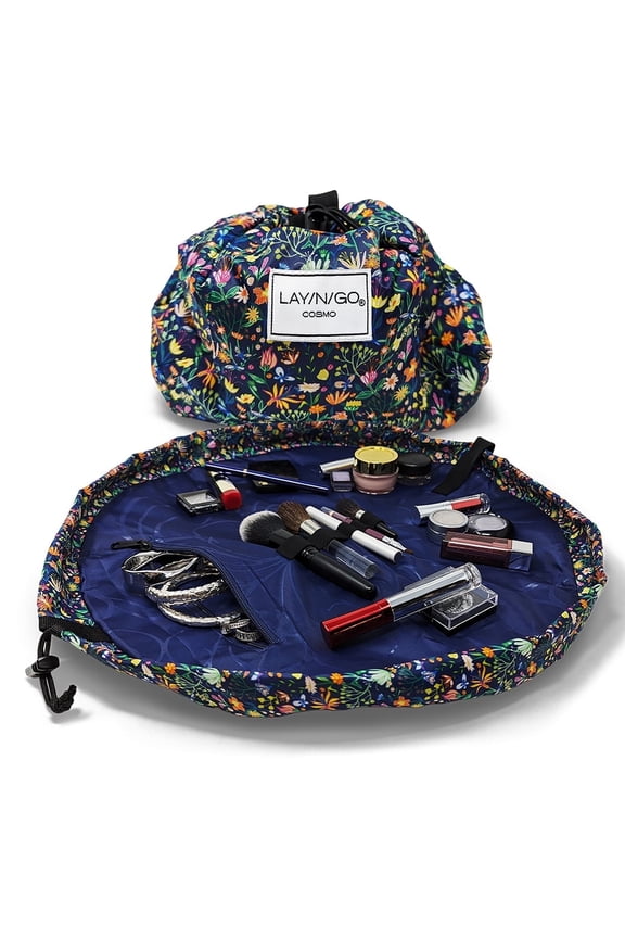 COSMO (20") Butterfly Drawstring Cosmetic Makeup Bag, Toiletry Organizer, Travel, Birthday, Bridesmaid's Gift