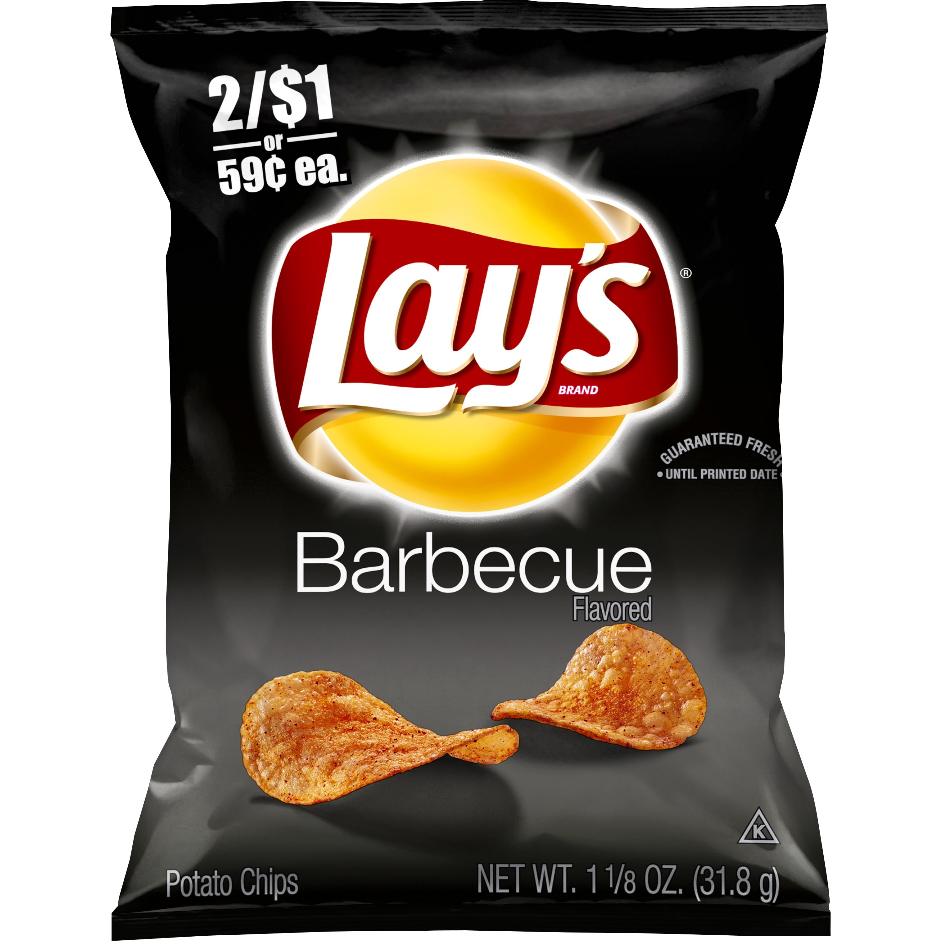 Lay's Barbecue Flavored Potato Chips, 1.125 oz Bag