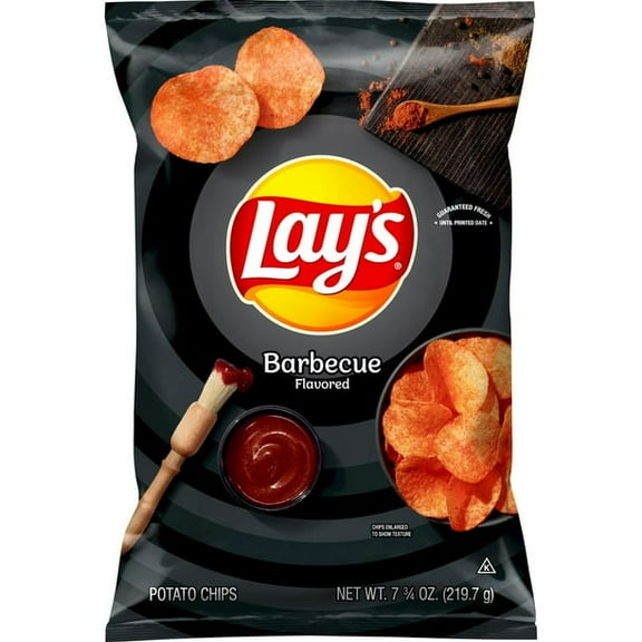 Lay's Barbecue Flavored Potato Chips 7.75 Ounce Bag-3Pack
