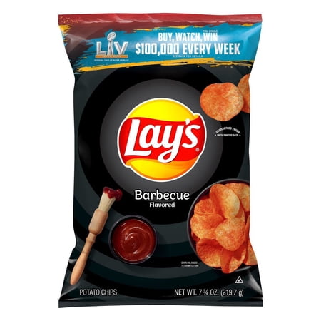 Lay's Barbecue Potato Chips - 7.75 oz (Pack of 2)