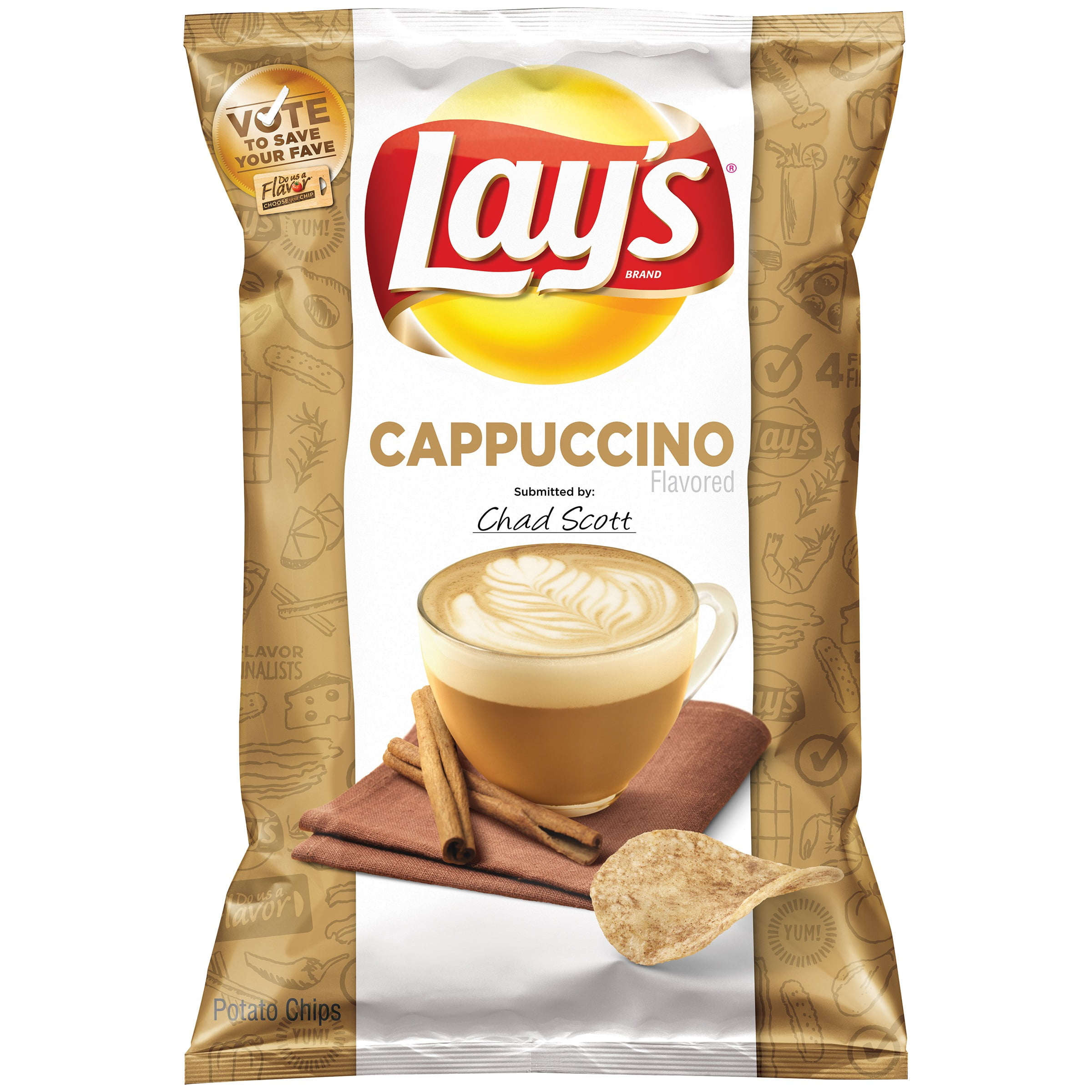 Lay's Cappuccino Potato Chips, 9.5 Oz.