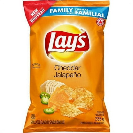 Lay's Cheddar Jalapeno Potato Chips 235g/8.3 oz