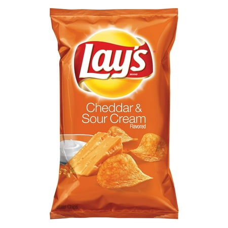 Lay's Cheddar Sour Cream Potato Chips 2.75 oz. Bag