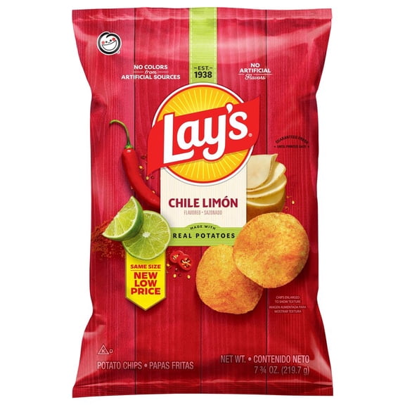 Lay's Chile Limon Potato Chips - 7.75 oz- Pack of 2