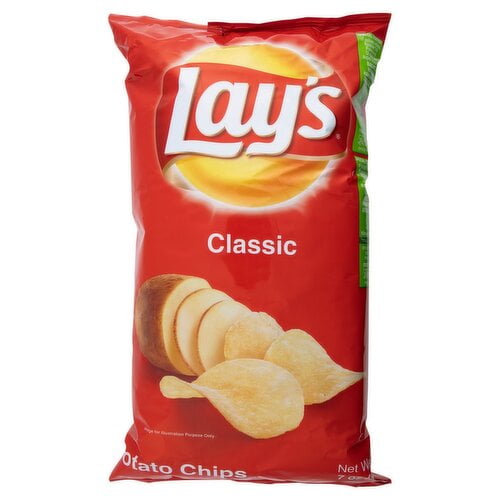 Lay's Classic Potato Chips, 7 oz(packaging may vary)